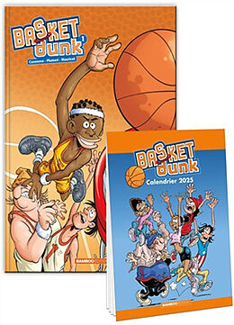 Broché Basket dunk : pack tome 1 + calendrier 2025 de 