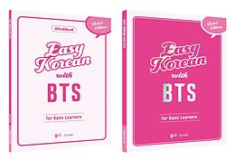Couverture cartonnée EASY KOREAN with BTS - for Basic Learners | 2-Book Set, m. 1 Audio, m. 1 Buch, 2 Teile de 