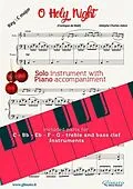 E-Book (epub) O holy night (in C) for all instruments and piano accompaniment von Adolphe Adam