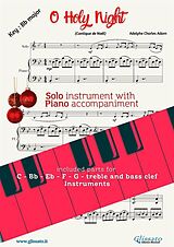 eBook (epub) O Holy Night (in Bb) for all instruments and Piano accompaniment de Adolphe Adam