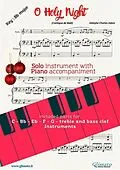 E-Book (epub) O Holy Night (in Bb) for all instruments and Piano accompaniment von Adolphe Adam