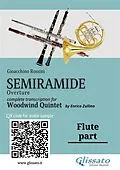 E-Book (epub) Flute part of "Semiramide" overture for Woodwind Quintet von Gioacchino Rossini, A Cura Di Enrico Zullino