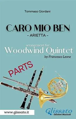 E-Book (epub) Caro mio ben - Woodwind quintet (parts) von Tommaso Giordani