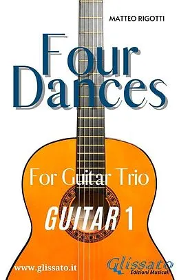 E-Book (epub) Guitar 1 part of "Four Dances" for Guitar trio von Georges Bizet, Amilcare Ponchielli, Matteo Rigotti