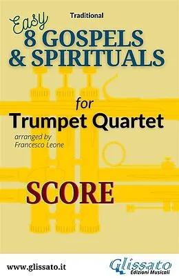 E-Book (epub) Trumpet quartet sheet music "8 Gospels & Spirituals" score von American Traditional
