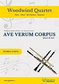 E-Book (epub) Woodwind Quartet "Ave Verum Corpus" by Mozart (score & parts) von Wolfgang Amadeus Mozart