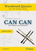 E-Book (epub) Woodwind Quartet "Can Can" score & parts von Jacques Offenbach