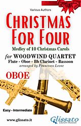 E-Book (epub) Oboe part of "Christmas for four" - Woodwind Quartet von Various Authors, a cura di Francesco Leone