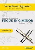 E-Book (epub) Woodwind Quartet "Fugue in G Minor" score & parts von Johann Sebastian Bach