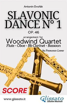 E-Book (epub) Slavonic Dance no.1 - Woodwind Quartet (Score) von Antonín Dvorák, a cura di Francesco Leone