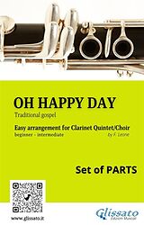 eBook (epub) Oh Happy Day - Clarinet Quintet/Choir (set of 10 parts) de Gospel Traditional