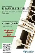 E-Book (epub) Eb piccolo Clarinet part of "Il Barbiere di Siviglia" for Clarinet Quintet von Gioacchino Rossini