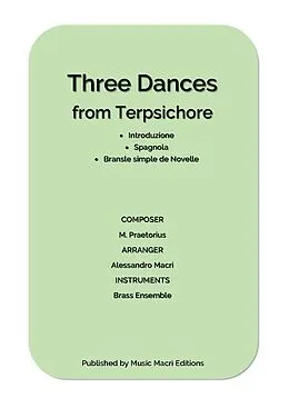E-Book (epub) Three Dances from Terpsichore by Michael Praetorius von Alessandro Macrì