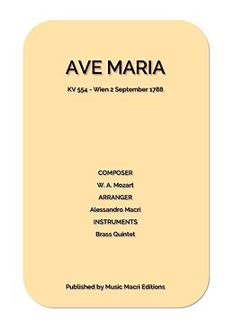 eBook (epub) Ave Maria by Mozart de Alessandro Macrì