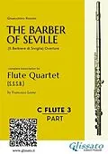 E-Book (epub) Flute 3: The Barber of Seville for Flute Quartet von Gioacchino Rossini