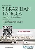 E-Book (epub) G Alto Flute: Three Brazilian Tangos for Flute Quartet (ssab) von Ernesto Nazareth, a cura di Francesco Leone