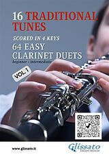 eBook (epub) 16 Traditional Tunes - 64 easy Clarinet duets (Vol.1) de Irish Traditional, Jesús González Rubio, American Traditional