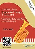 E-Book (epub) (piano part) Sonata in F major - Contrabass Tuba and Piano von Angelo Piazzini, Georg Philipp Telemann