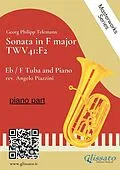 E-Book (epub) (piano part) Sonata in F major - Eb/F Tuba and Piano von Angelo Piazzini, Georg Philipp Telemann