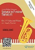 E-Book (epub) (piano part) Sonata in F minor- Eb/F Tuba and Piano von Angelo Piazzini, Georg Philipp Telemann
