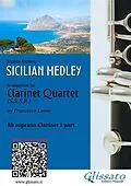 E-Book (epub) Bb Clarinet 1 part: "Sicilian Medley" for Clarinet Quartet von Various Authors, a cura di Francesco Leone