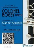 E-Book (epub) Bb Bass Clarinet part of "Colonel Bogey" for Clarinet Quartet von Kenneth J. Alford, a cura di Francesco Leone, Frederick Joseph Ricketts