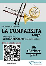E-Book (epub) Bb Clarinet part "La Cumparsita" tango for Woodwind Quintet von Rodríguez Gerardo Matos