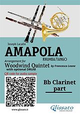 eBook (epub) Bb Clarinet part of "Amapola" for Woodwind Quintet de Joseph Lacalle, a cura di Francesco Leone