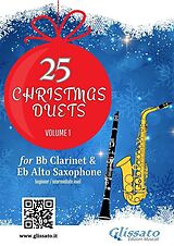 eBook (epub) 25 Christmas Duets for Bb Clarinet & Alto Sax - volume 1 de Wolfgang Amadeus Mozart, St. Alphonsus de Liguori, George Friedrich Handel