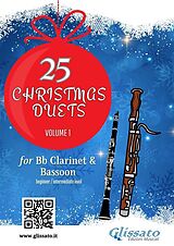 eBook (epub) 25 Christmas Duets book for Bb Clarinet and Bassoon - Volume 1 de Wolfgang Amadeus Mozart, Alfonso Maria de Liguori, George Friedrich Handel