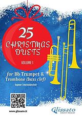 eBook (epub) Trumpet and Trombone (b.c.): 25 Christmas Duets volume 1 de Wolfgang Amadeus Mozart, Alfonso Maria de Liguori, George Friedrich Handel