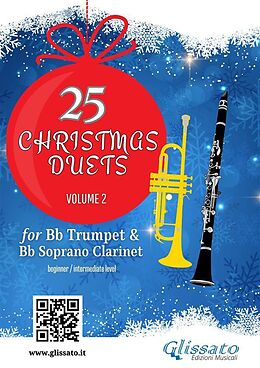 eBook (epub) Trumpet and Clarinet book: 25 Christmas duets volume 2 de Christmas Carols