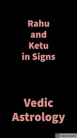 E-Book (epub) Rahu and Ketu in Signs von Saket Shah