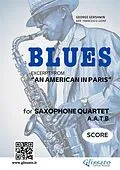 E-Book (epub) Saxophone Quartet "Blues" by Gershwin (score) von George Gershwin