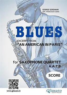 E-Book (epub) Saxophone Quartet "Blues" by Gershwin (score) von George Gershwin