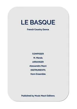 E-Book (epub) Le Basque von Alessandro Macrì