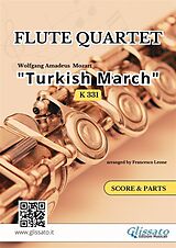 E-Book (epub) Flute Quartet "Turkish March" K 331 score & parts von a cura di Francesco Leone, Amadeus Wolfgang Mozart