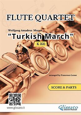 E-Book (epub) Flute Quartet "Turkish March" K 331 score & parts von a cura di Francesco Leone, Amadeus Wolfgang Mozart