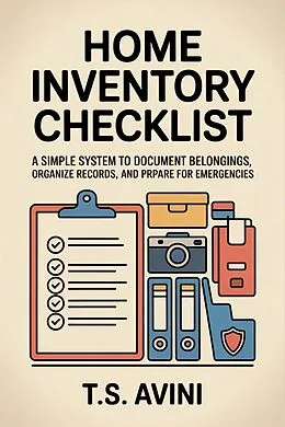 E-Book (epub) Home Inventory Checklist von T. S. Avini