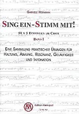 Gabriele Hermann Notenblätter Sing ein - Stimm mit! Band 1