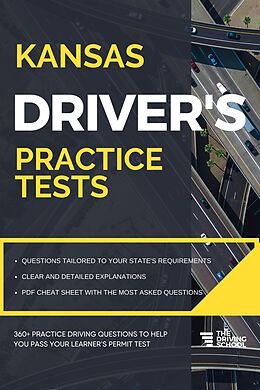 eBook (epub) Kansas Driver's Practice Tests (DMV Practice Tests) de Ged Benson