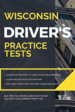 eBook (epub) Wisconsin Driver's Practice Tests (DMV Practice Tests) de Ged Benson