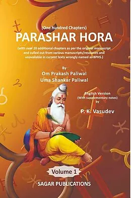 E-Book (epub) Parashar Hora von Om Prakash Paliwal, Uma Shankar Paliwal, P. K. Vasudev