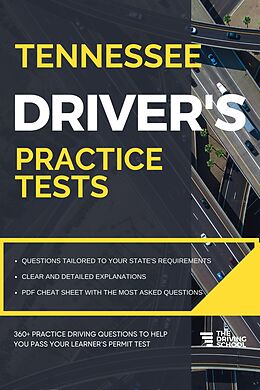 eBook (epub) Tennessee Driver's Practice Tests (DMV Practice Tests) de Ged Benson