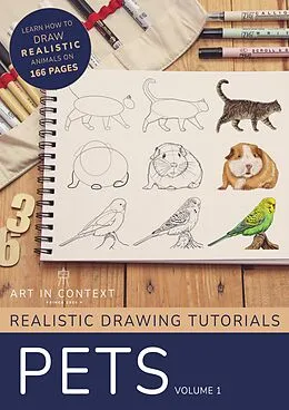 E-Book (epub) How to Draw Realistic Pets (Realistic Drawing Tutorials, #1) von Martina Faessler