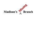 E-Book (epub) Madison's Missing Branch von Bruce M. Owen