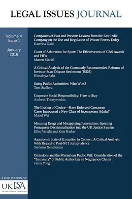 E-Book (epub) Legal Issues Journal 4(1) von United Kingdom Law and Society Association