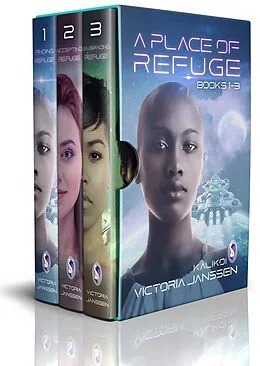 E-Book (epub) A Place of Refuge Omnibus: A Cozy Space Opera von Victoria Janssen