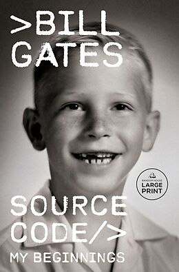 Couverture cartonnée Source Code de Bill Gates