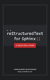 E-Book (epub) reStructuredText for Sphinx von Vimalkumar Velayudhan
